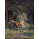 РЕПРОДУКЦИИ НА КАРТИНИ Елен в гората (1888)